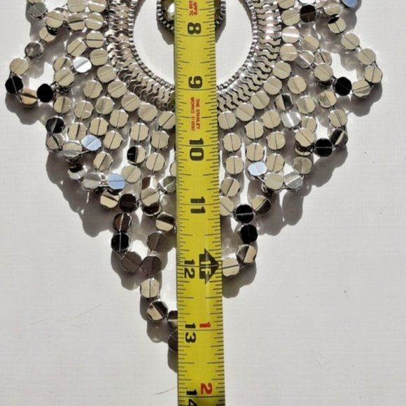 New Statement Bib Necklace By Ballet Jewelry Inc with tags and gift box - Picture 4 of 6